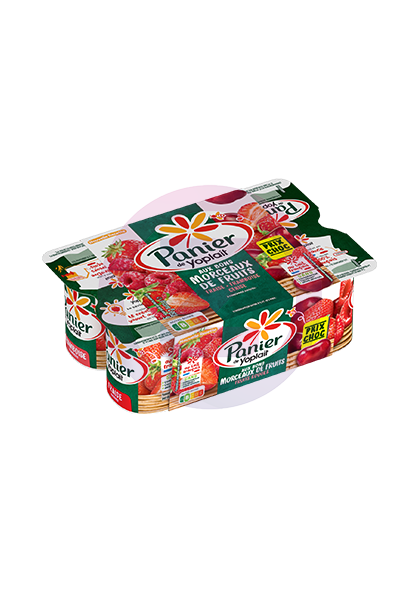 Yaourt Panier Fraise 6x125G