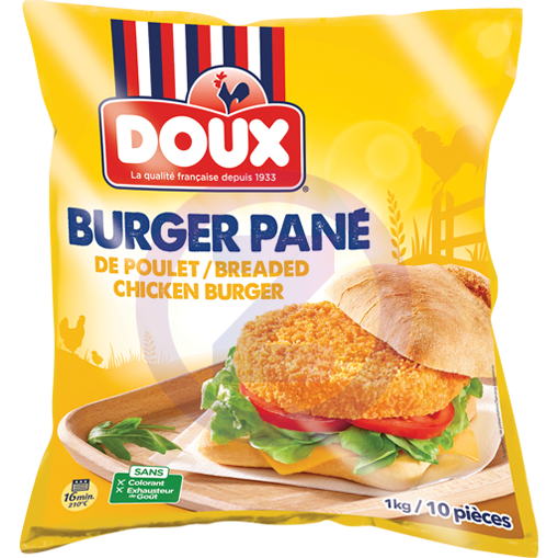 Burger Poulet pane 1KG