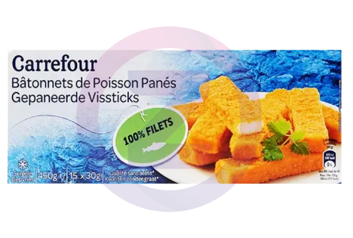 Batônnet de colin pané X15 Carrefour 