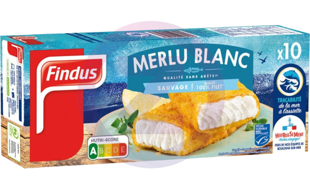Tranches panées de Merlu blanc MSC - 510g