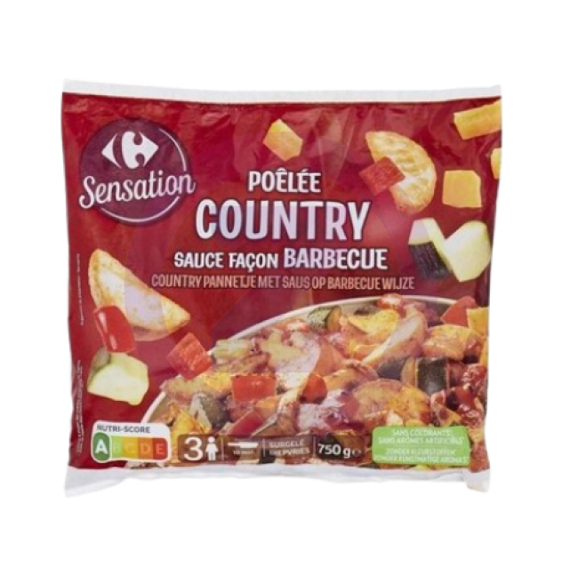 Poêlée Country Barbecue CARREFOUR