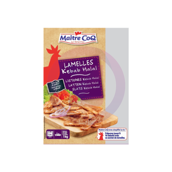 Lamelles Kebab Cuits Halal 1KG