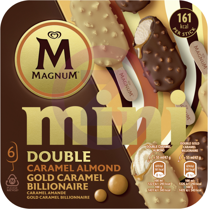 Magnum bâtonner gold caramel 6x55ml