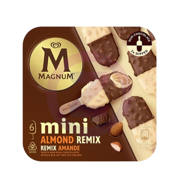Magnum mini remix amande 6x55ml 