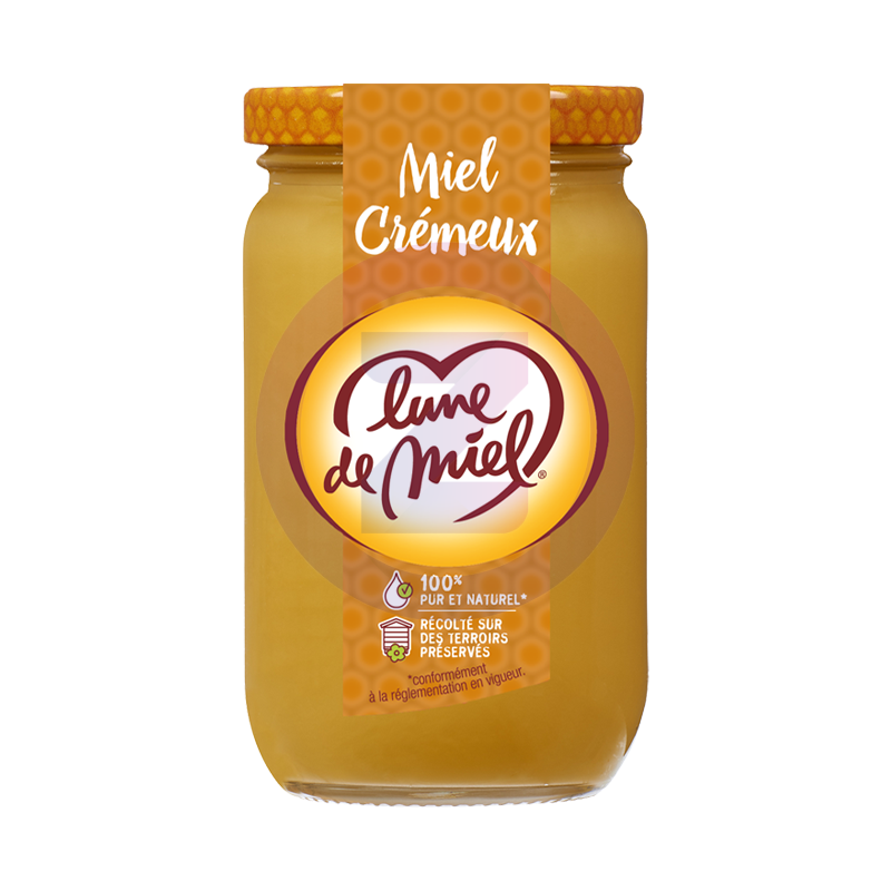  Miel crémeux pot verre 375g