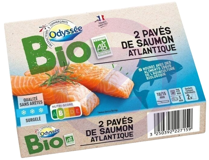 Pave de saumon bio 200G