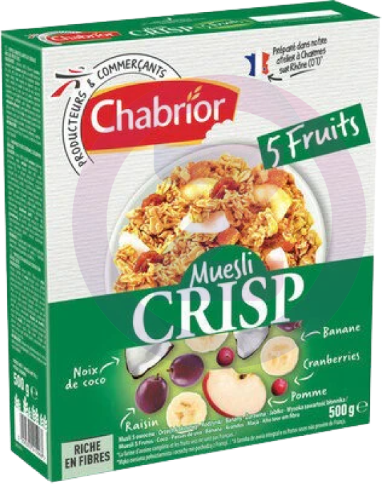 Crispy muelsi 5 fruits 500G