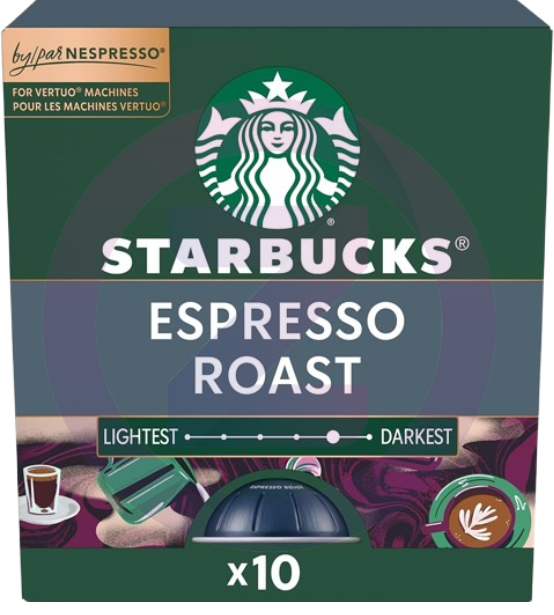 Capsules Starbucks Espresso Roast x10 compatible Nespresso