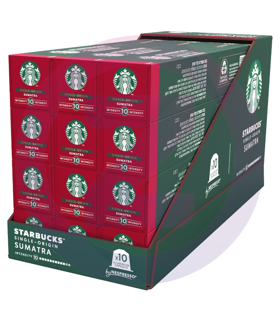 Capsule sumatra x10 compatible Nespresso Starbucks 