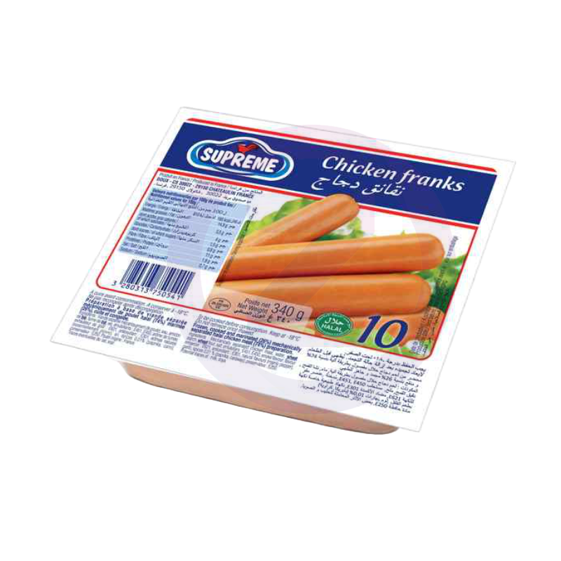 Saucisse poulet "SUPREME" 340GR